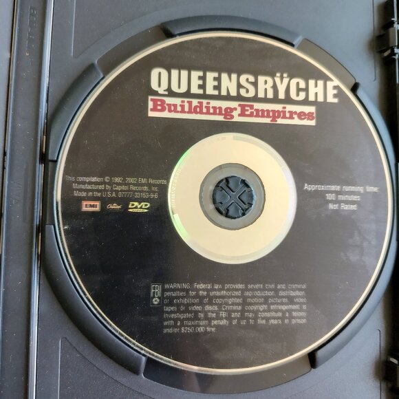 QUEENSRYCHE BUILDING EMPIRES MUSIC DVD  LIVE - Picture 3 of 3